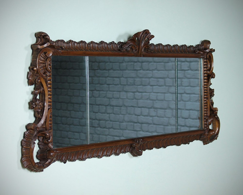 Carved Wall Mirror c.1910. 