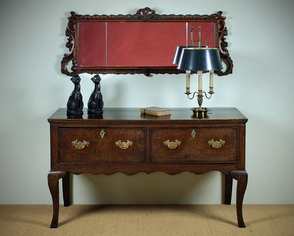 Small Oak Dresser Base c.1830.