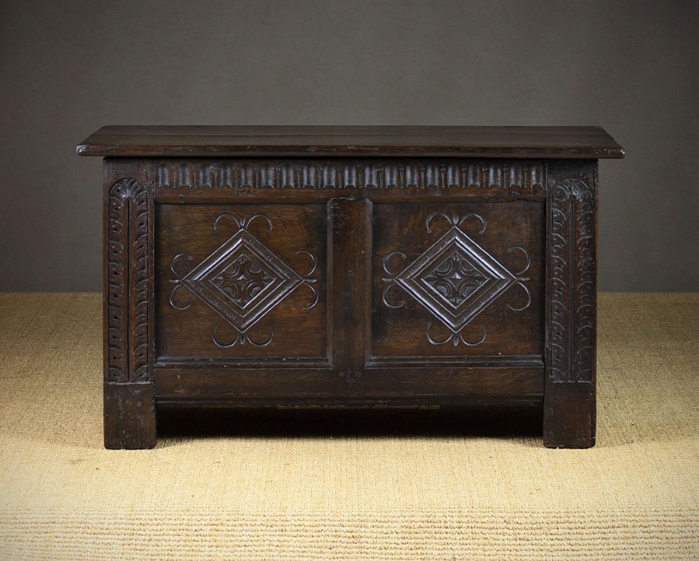 Small 19th.c. Oak Coffer.