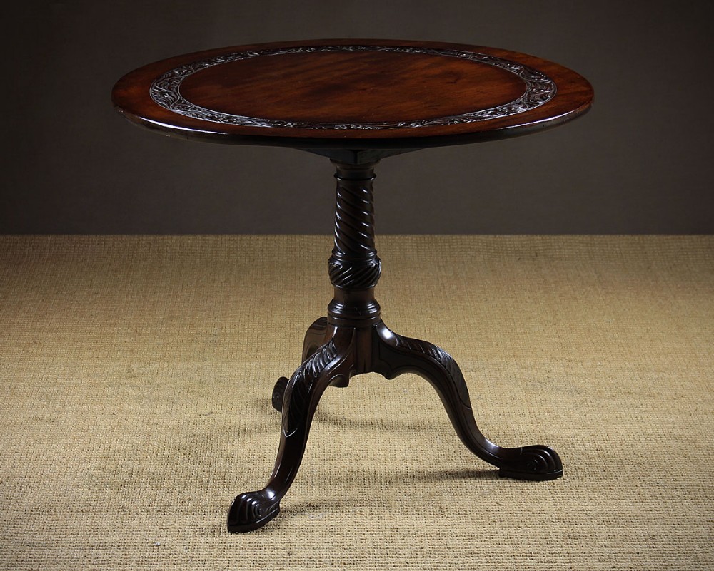 Late Georgian Or Regency Mahogany Tripod Table c.1815.
