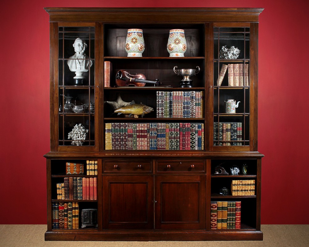 Edwardian Mahogany Library Bookcase c.1905.