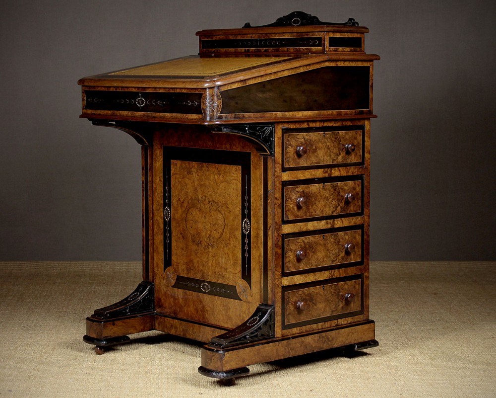 Mid 19th.c. Davenport Writing Desk c.1860.