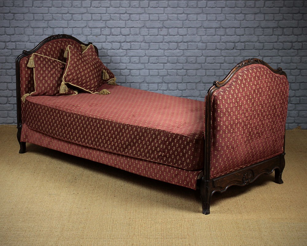Upholstered French Daybed c.1910.