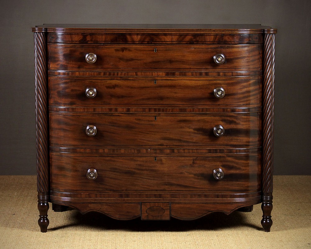 Large Regency Mahogany Chest of Drawers c.1825.