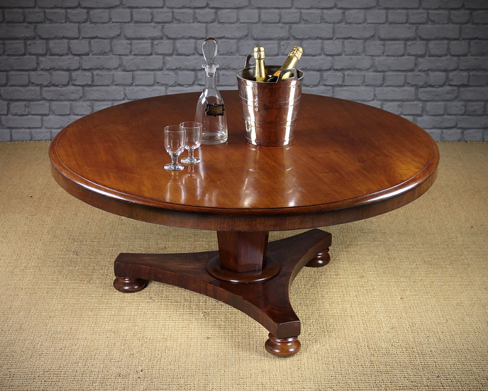 Reduced Mahogany Centre Table c.1860.