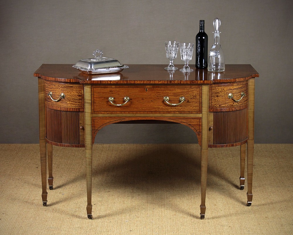 Adams Style Satinwood Serving Sideboard c.1905.