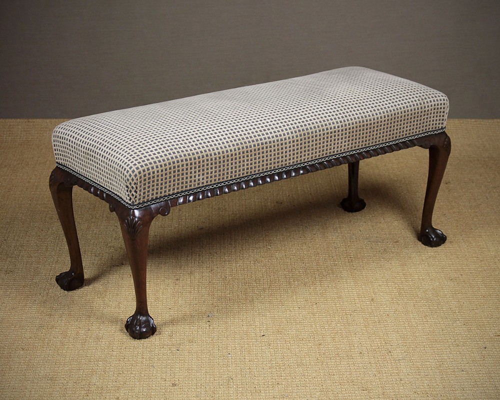 Early 20th.c. Duet Stool Or Window Seat c.1920.