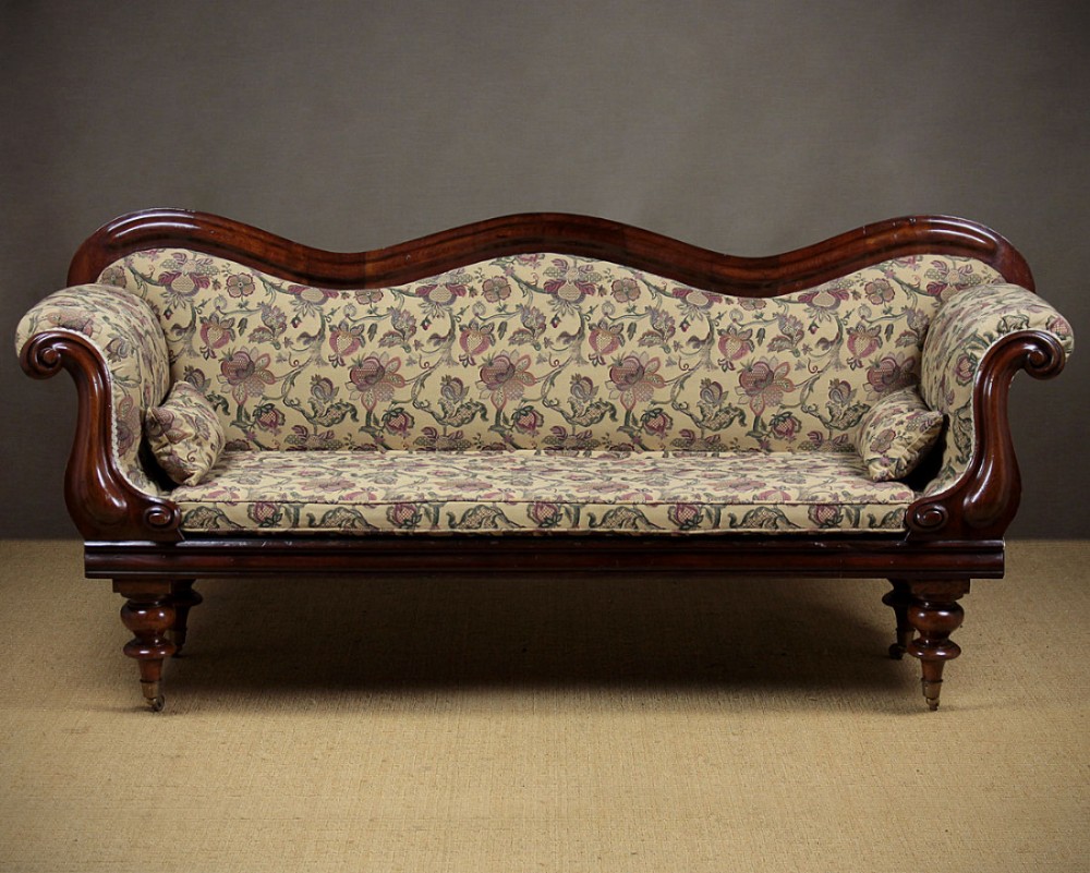 19th.c. Scroll End Sofa or Couch  c.1840.