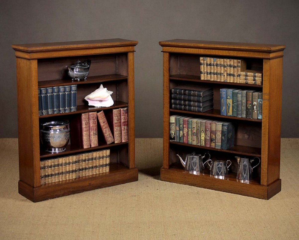 Pair of Open Bookshelves c.1910.