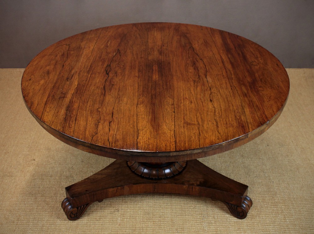 Regency Rosewood Breakfast Dining or Centre Table c.1830.