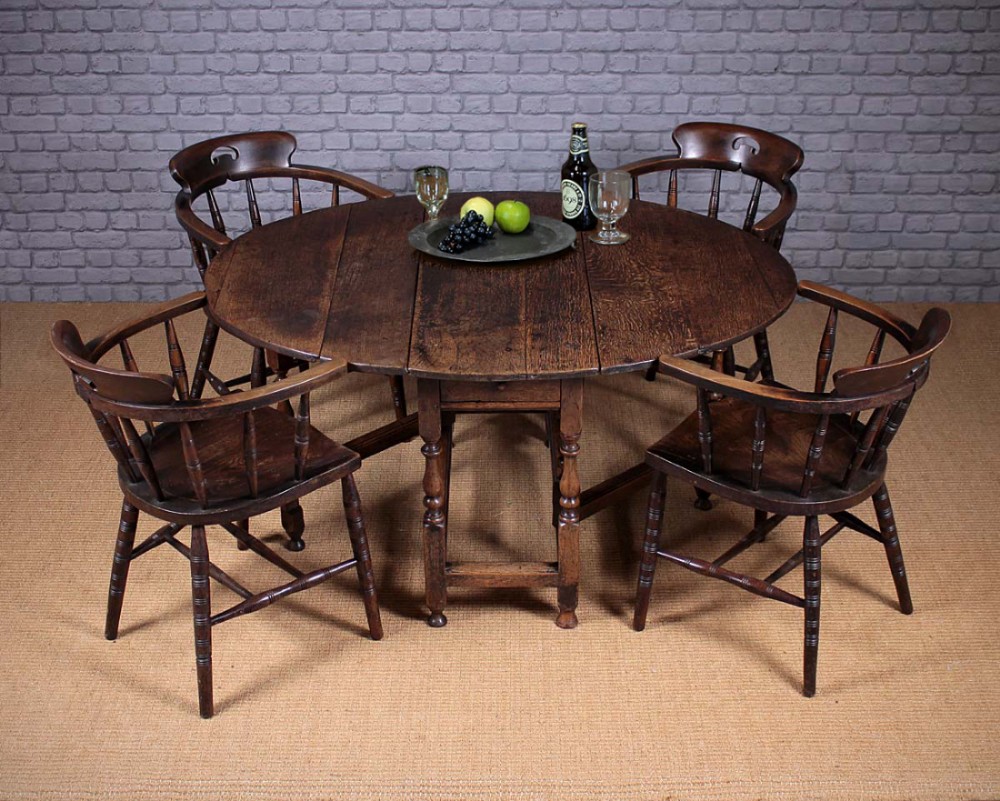 Georgian Oak Gate Leg Table c.1780.