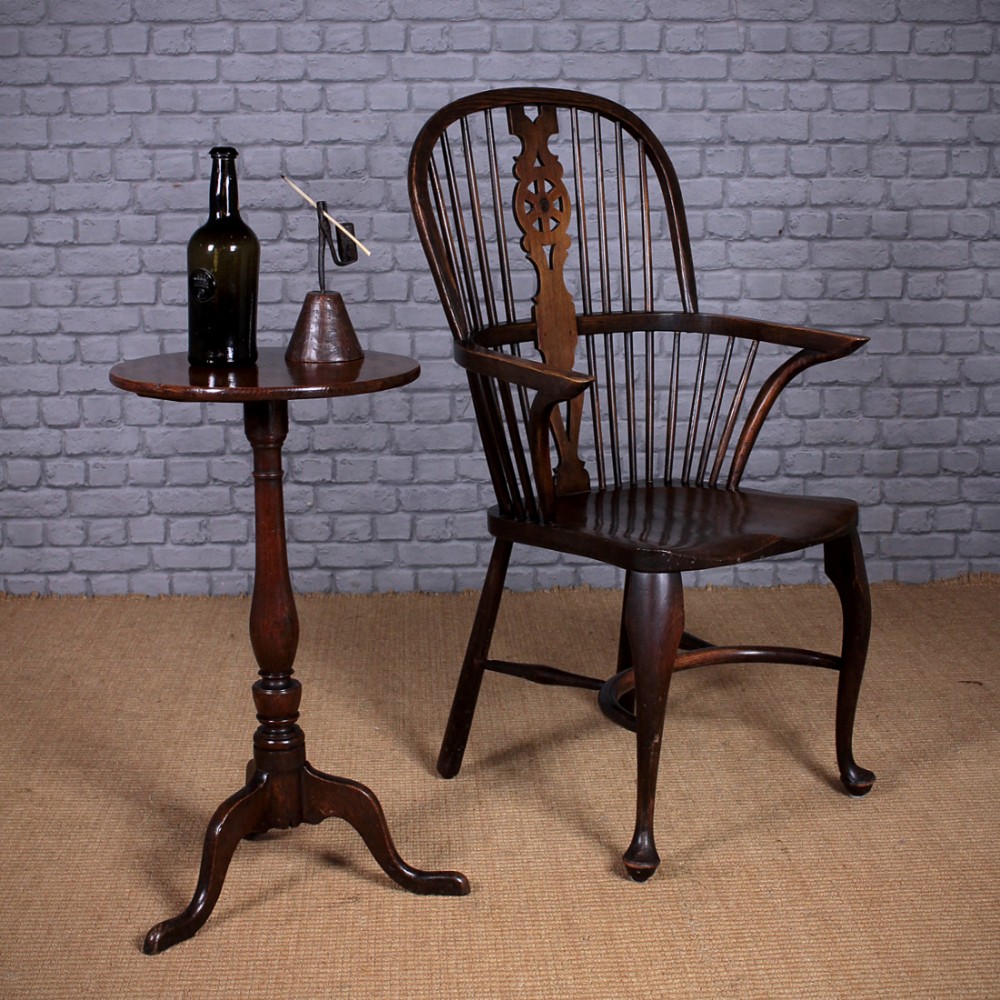 Late Georgian Oak Tripod Wine Table c.1800