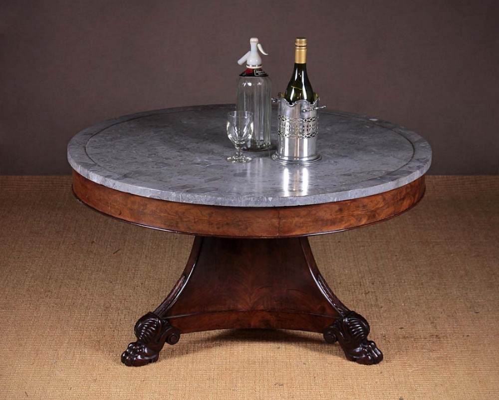 Regency Era Marble Top Coffee Table c.1820.