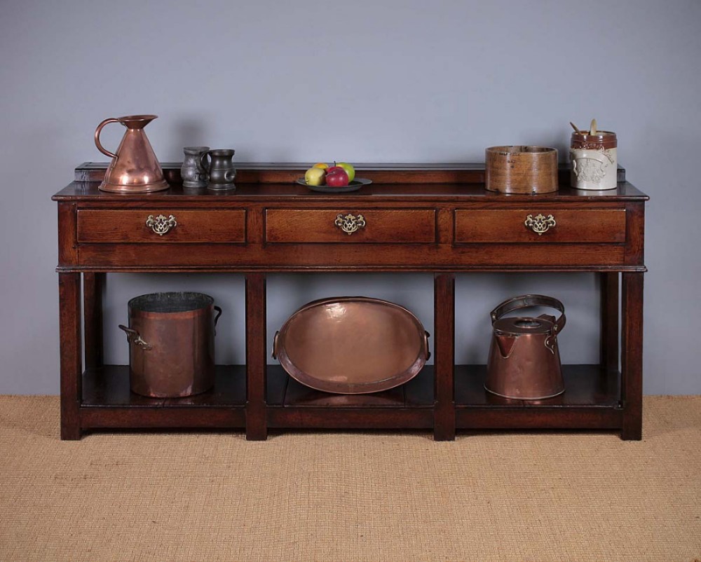 Welsh Potboard Dresser Base c.1800.