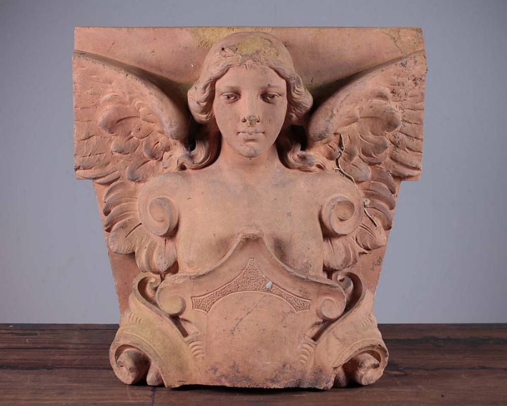Late 19th.c. Terracotta Angel c.1895
