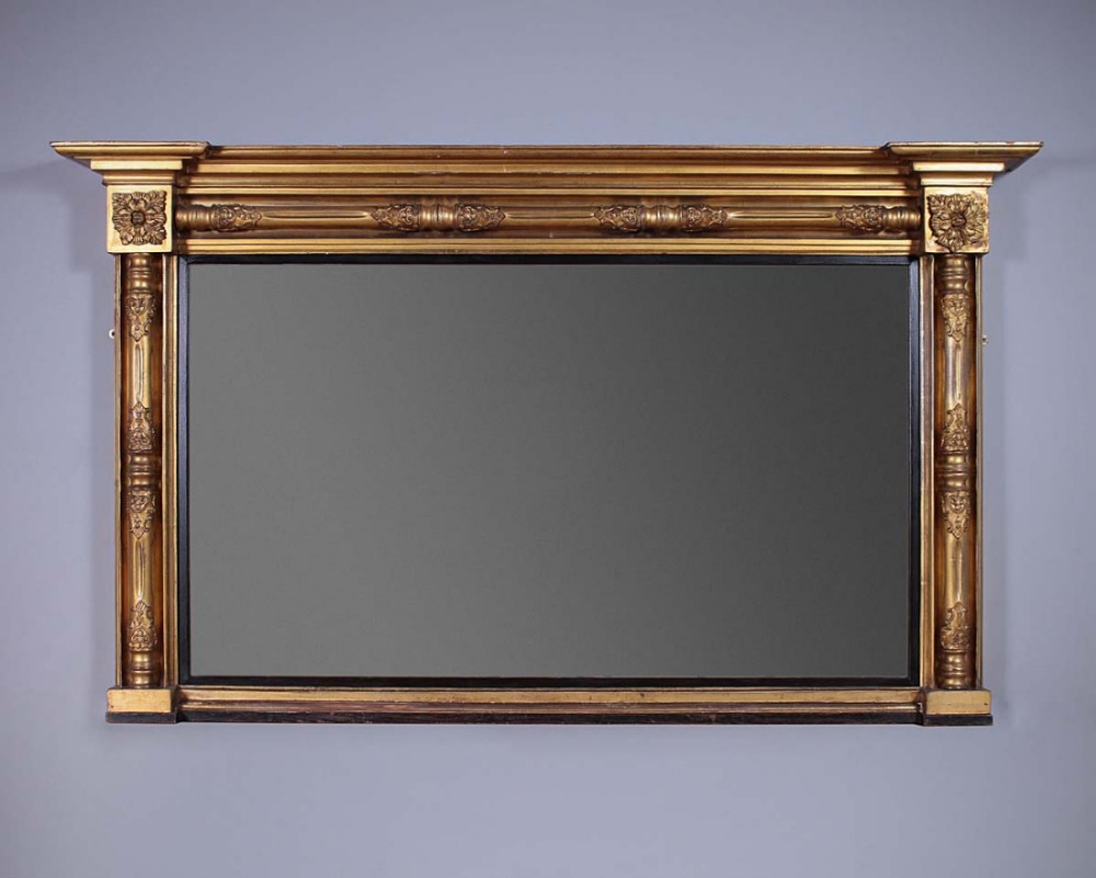 19th.c. Regency Overmantle Mirror c.1830