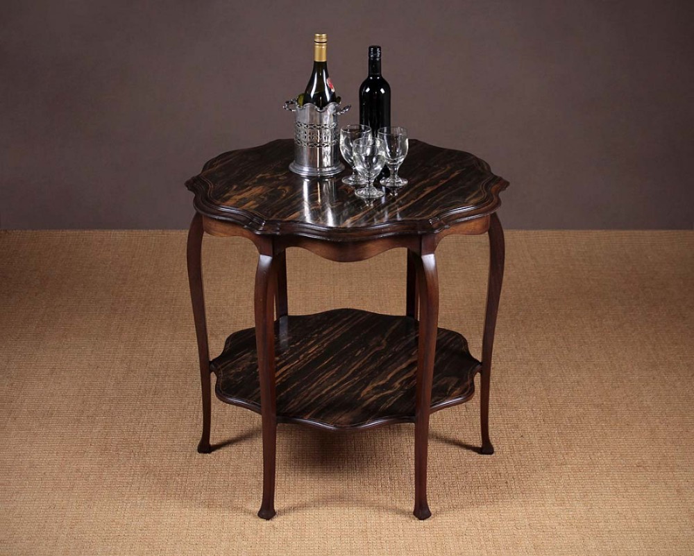 Mid 19th.c. Coromandel Wood Centre Or Window Table c.1880
