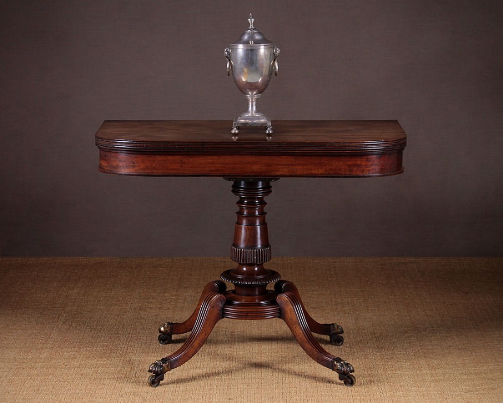 Regency Era Mahogany Fold Over Supper Table c.1820