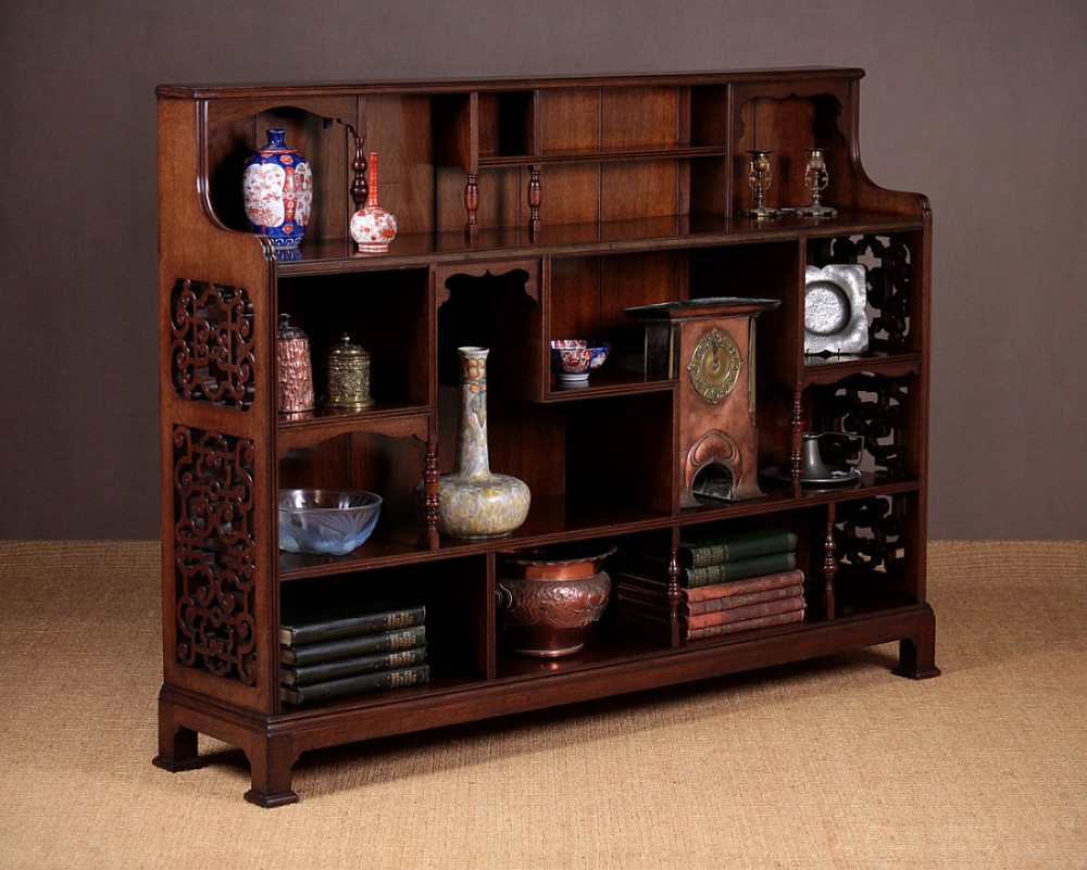 Open Bookshelves in the Manner of Liberty c.1895.