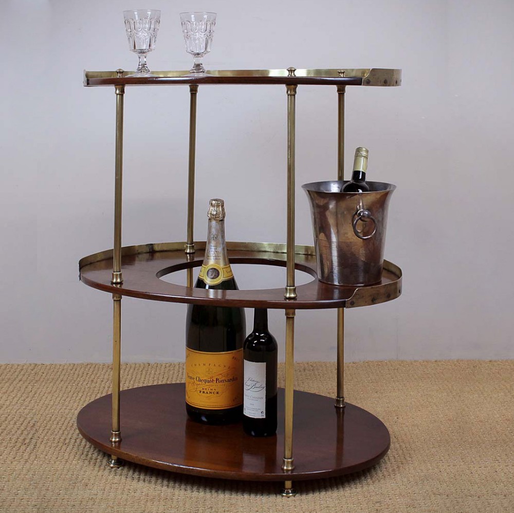 Demountable Campaign Side Table c.1860.