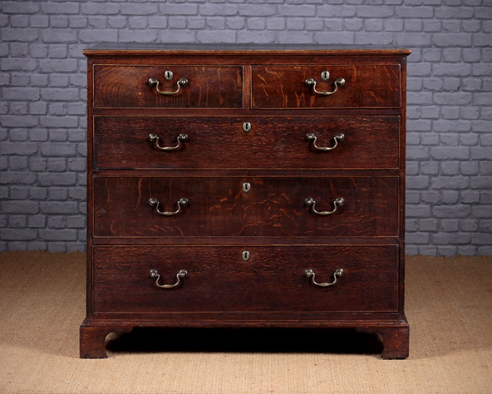 19th.c. Oak Chest Of Drawers c.1820.