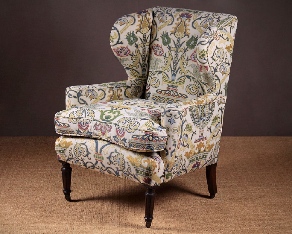 Edwardian Wing Back Armchair c.1910.