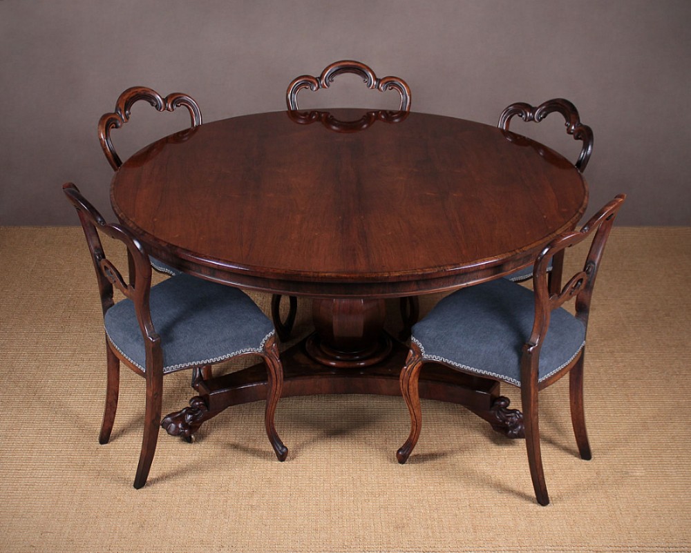 Regency Rosewood Breakfast Dining Table c.1830.