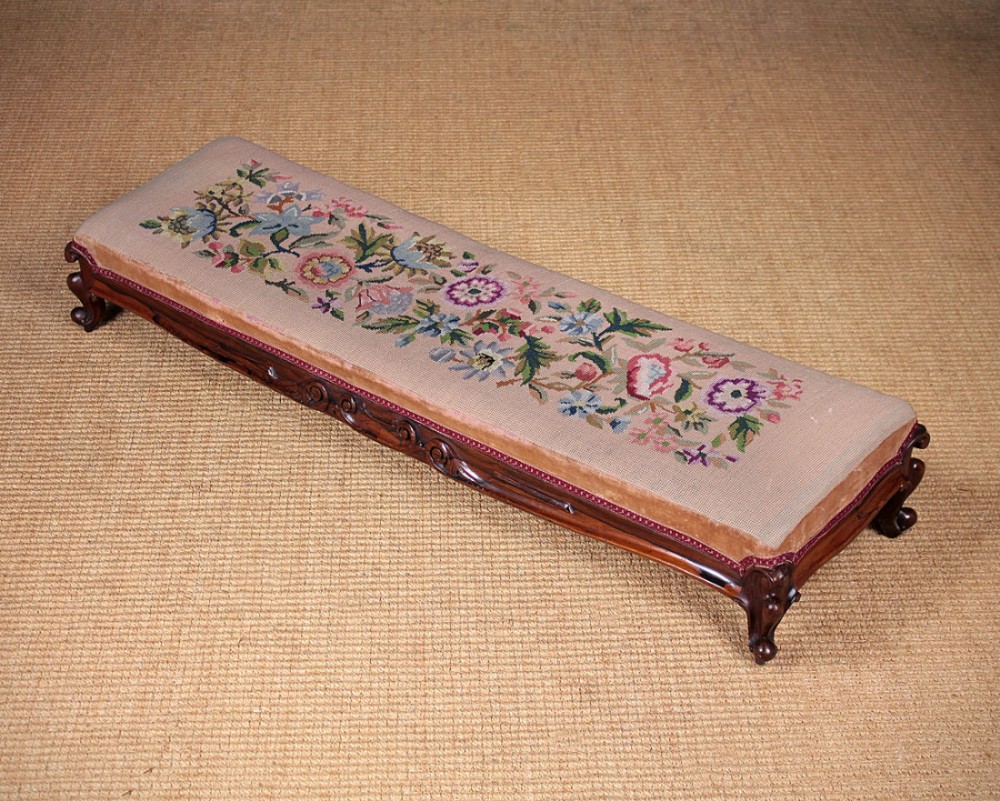 Late 19th.c. Long Foot Stool c.1870