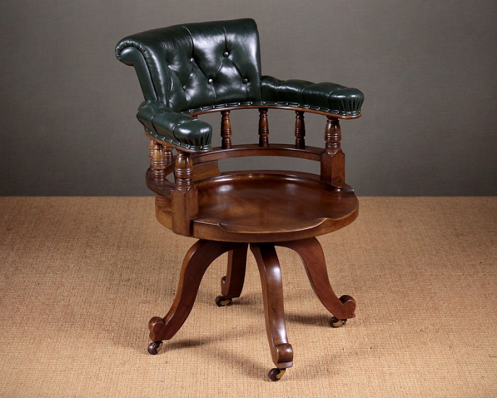 Revolving Captain’s Desk Chair c.1880.