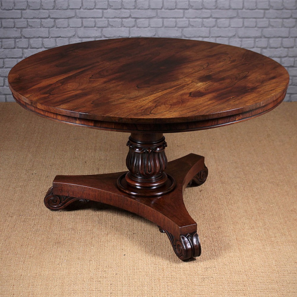 19th.c. Regency Rosewood Breakfast Dining Table c.1820