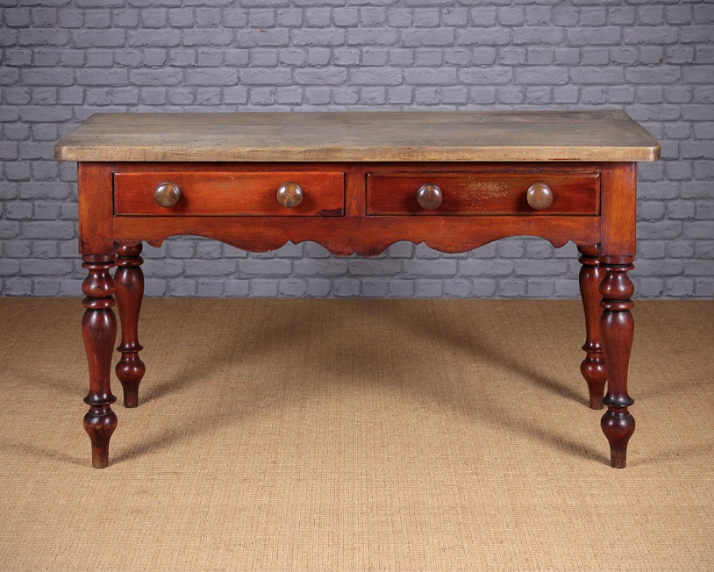 Scrub Top Pine Kitchen or Dairy Table c.1860.