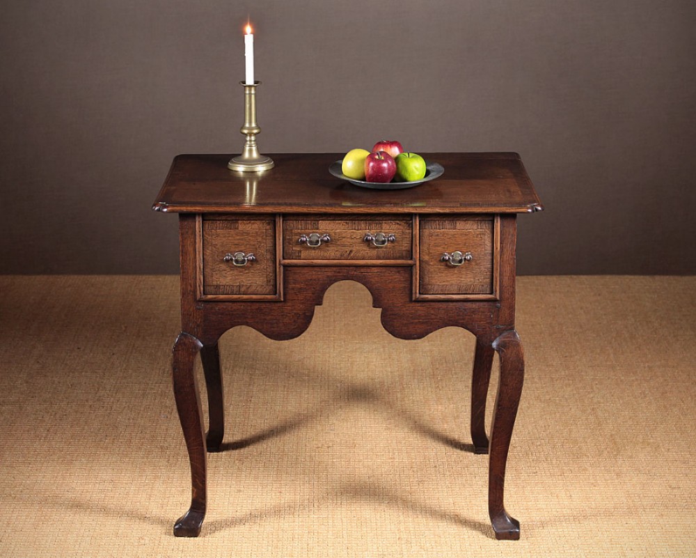 19th.c. Georgian Style Oak Side Table or Lowboy