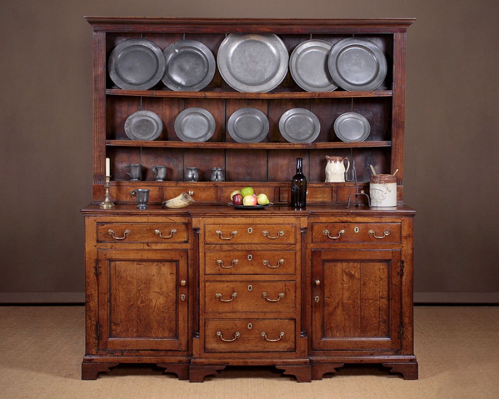 Late Georgian Oak Welsh Dresser c.1790