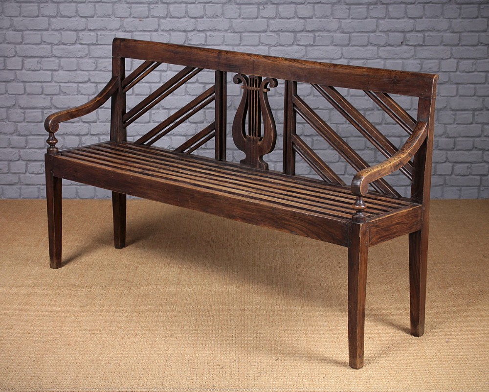 Edwardian Era Ash Bench c.1900