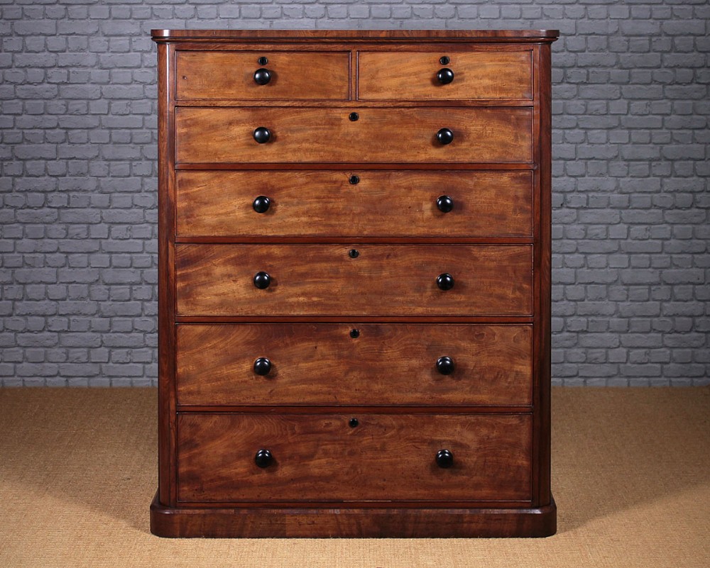 Tall Mahogany Chest of Drawers c.1860.