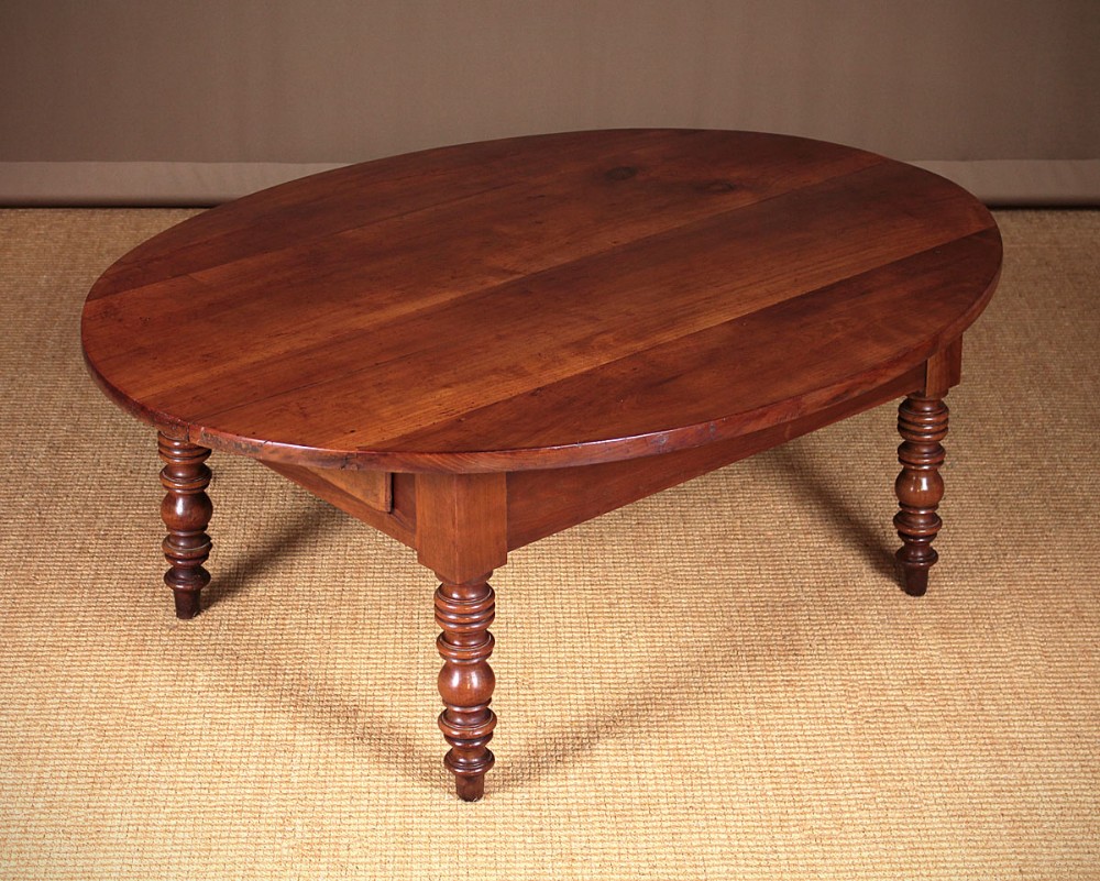 Reduced 19th.c. French Cherrywood Coffee Table.