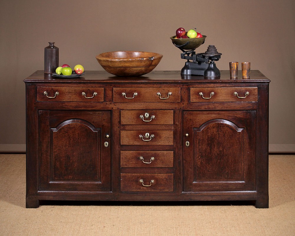 18th.c. Welsh Oak Dresser Base c.1780