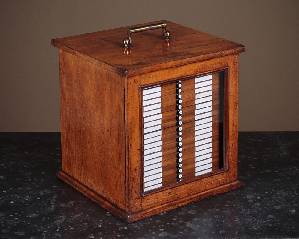 Portable Collector’s Specimen Cabinet c.1890.