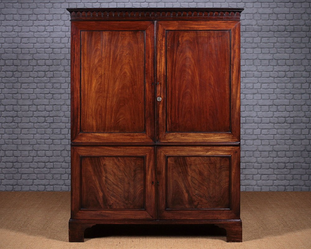 George III Mahogany Wardrobe c.1790
