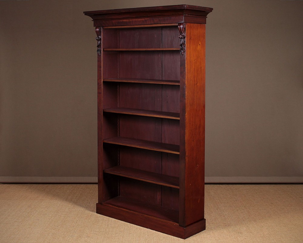Tall Open Bookshelves c.1870.