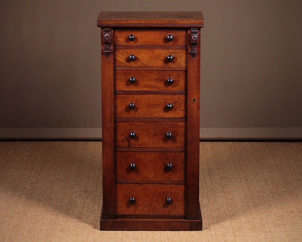 Walnut Wellington Chest c.1870.