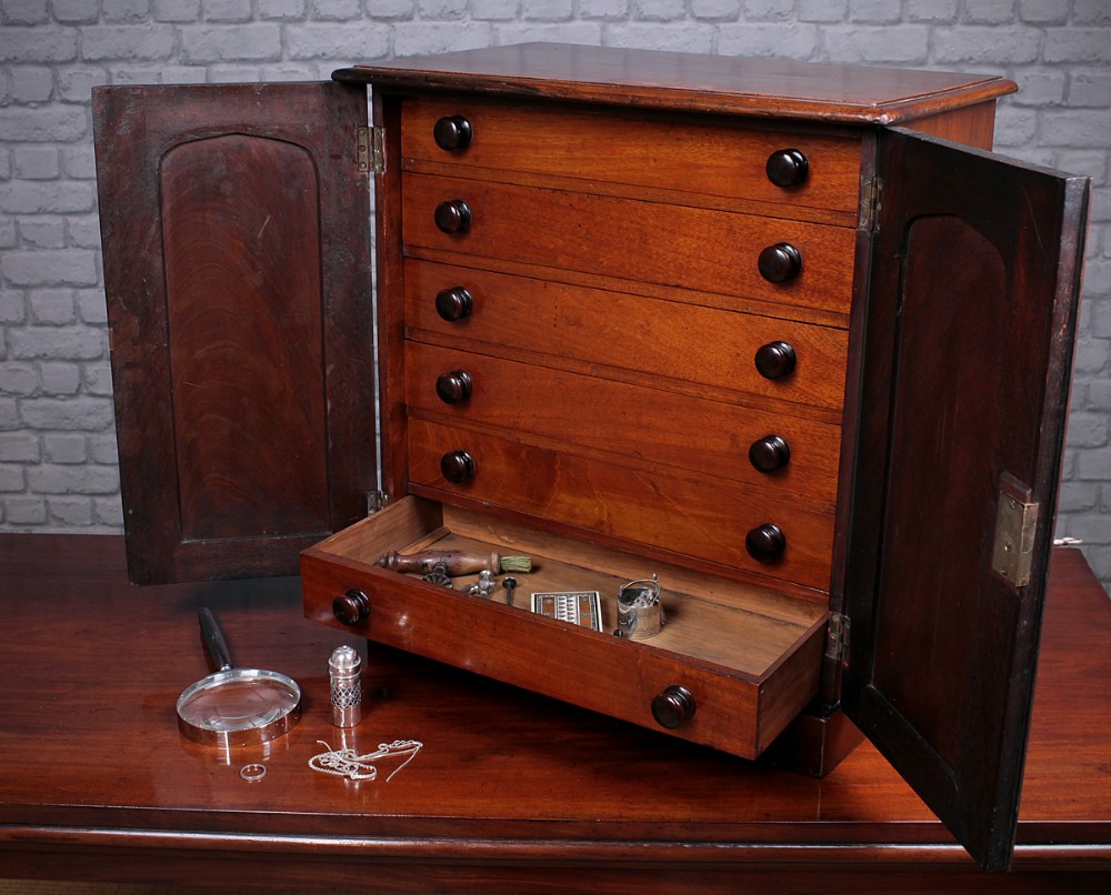 Small Collector’s Specimen Cabinet c.1870.