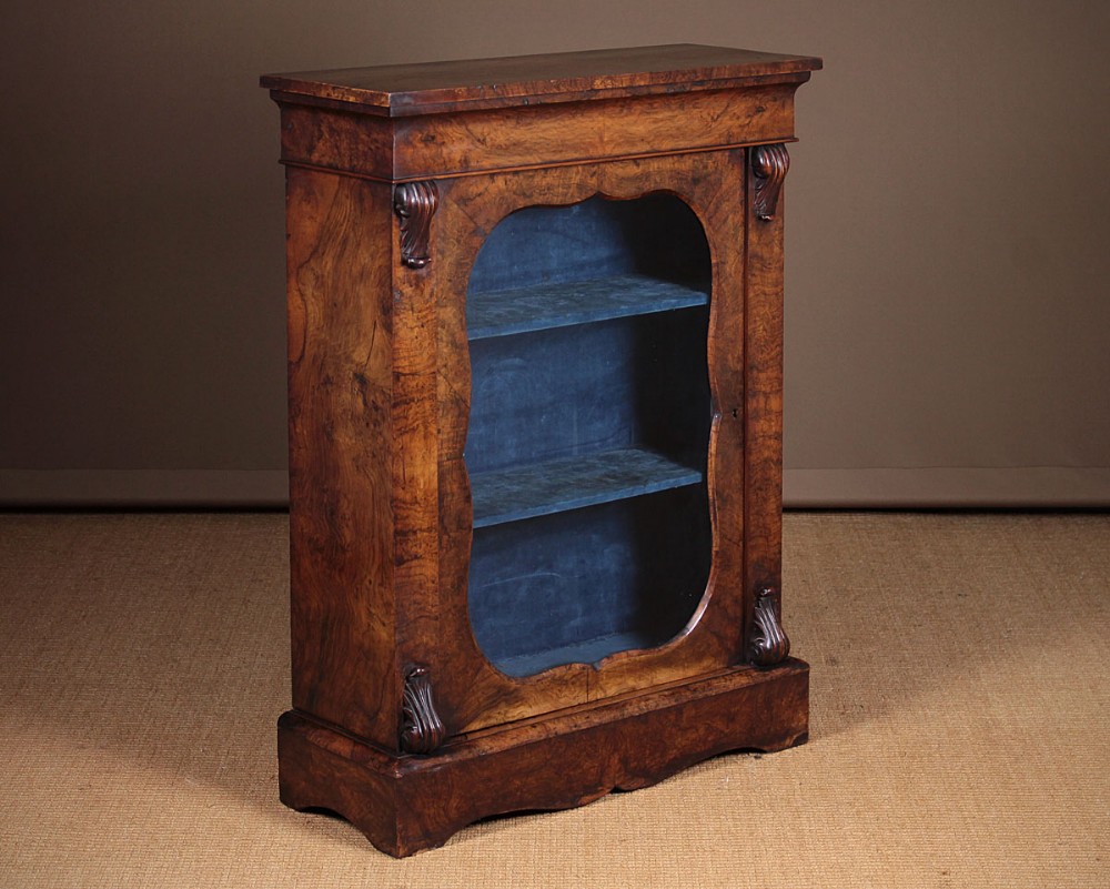Mid 19th.c. Pier Cabinet Or Bookcase Display c.1860