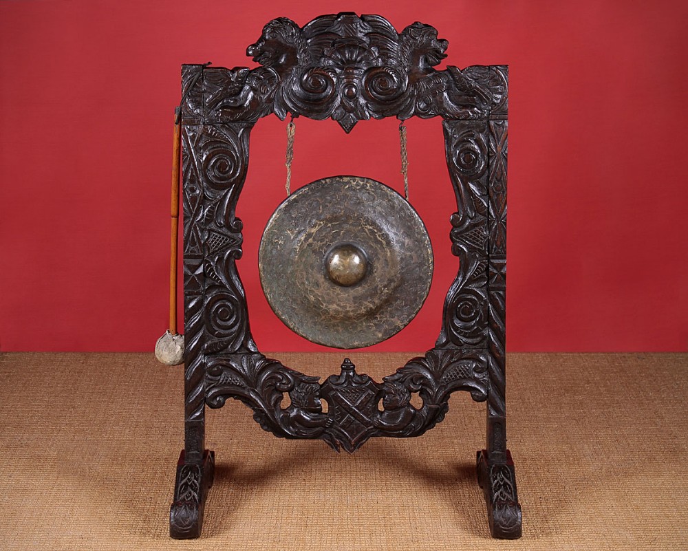 Dinner Gong on Stand c.1880.