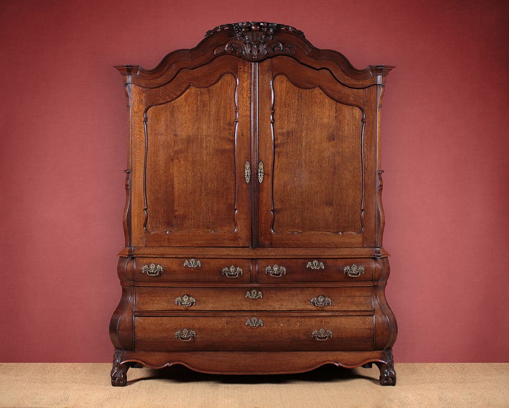 Large 18th.c. French Linen Press or Housekeeper's Cupboard c.1780.
