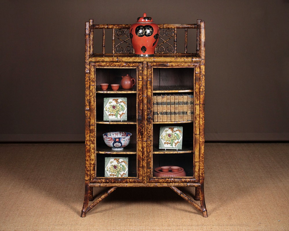 19th.c. Aesthetic Movement Bamboo Side Cabinet c.1890