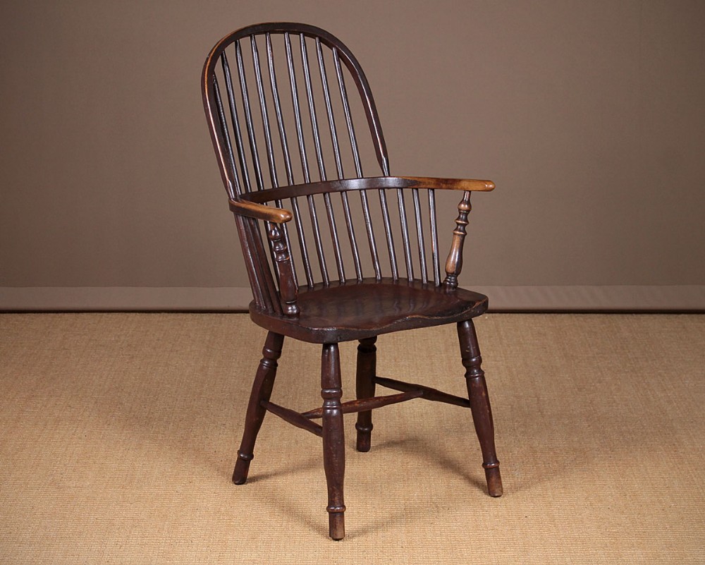 19th.c. Stick Back Windsor Armchair c.1860.