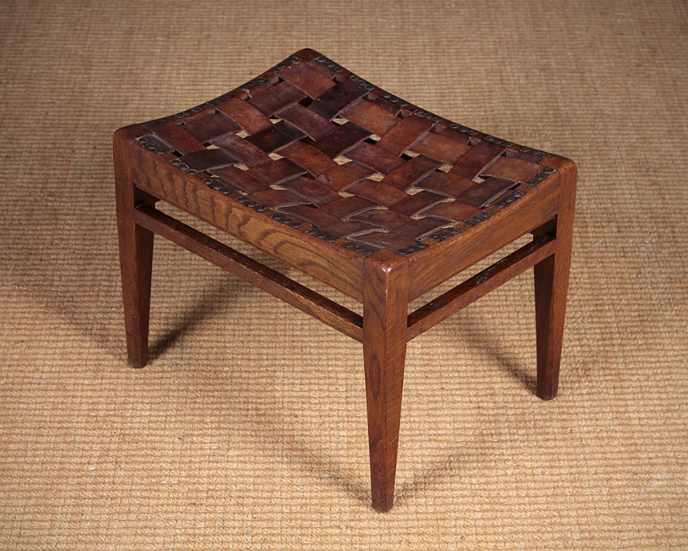 English Arts & Crafts Stool c.1915