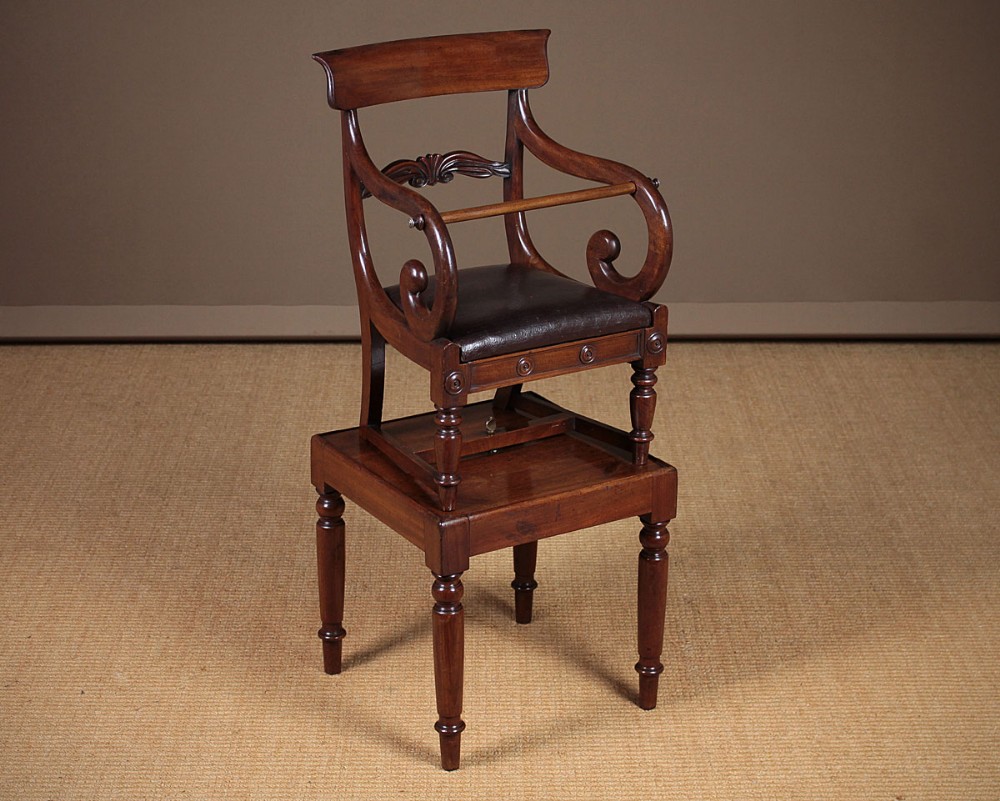 Metamorphic Child’s High Chair & Table c.1840.
