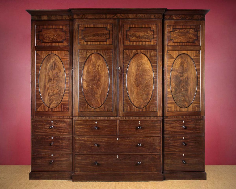 Very Large Regency Combination Wardrobe & Press c.1815